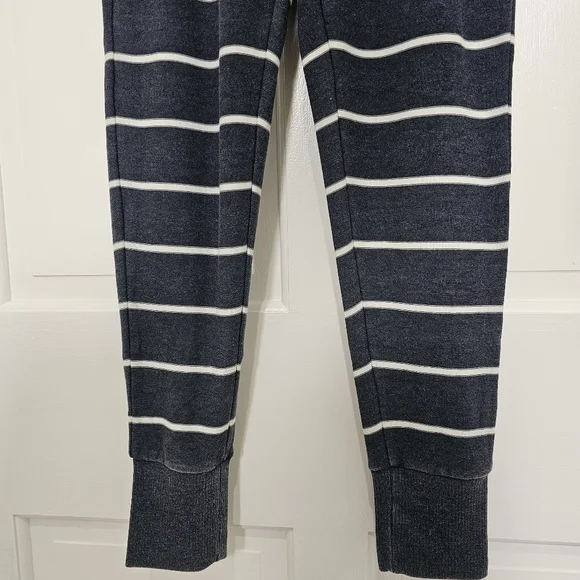 Chaser Cozy Knit Drawstring Cuffed Striped Lounge Joggers Size S - Picture 6 of 16